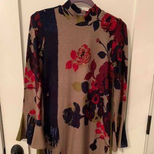Maeve Floral Sweater Shift Dress
